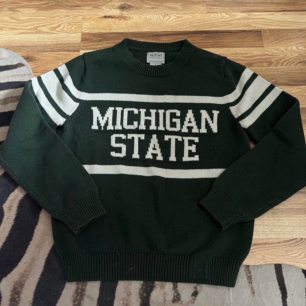 Michigan State Dark Green Crewneck Sweater